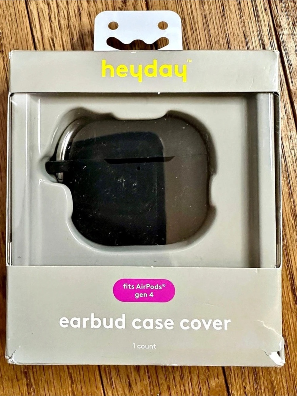 heyday AirPods Gen 4 earbud case cover Black AirPods Gen 4 Case Cover NWT